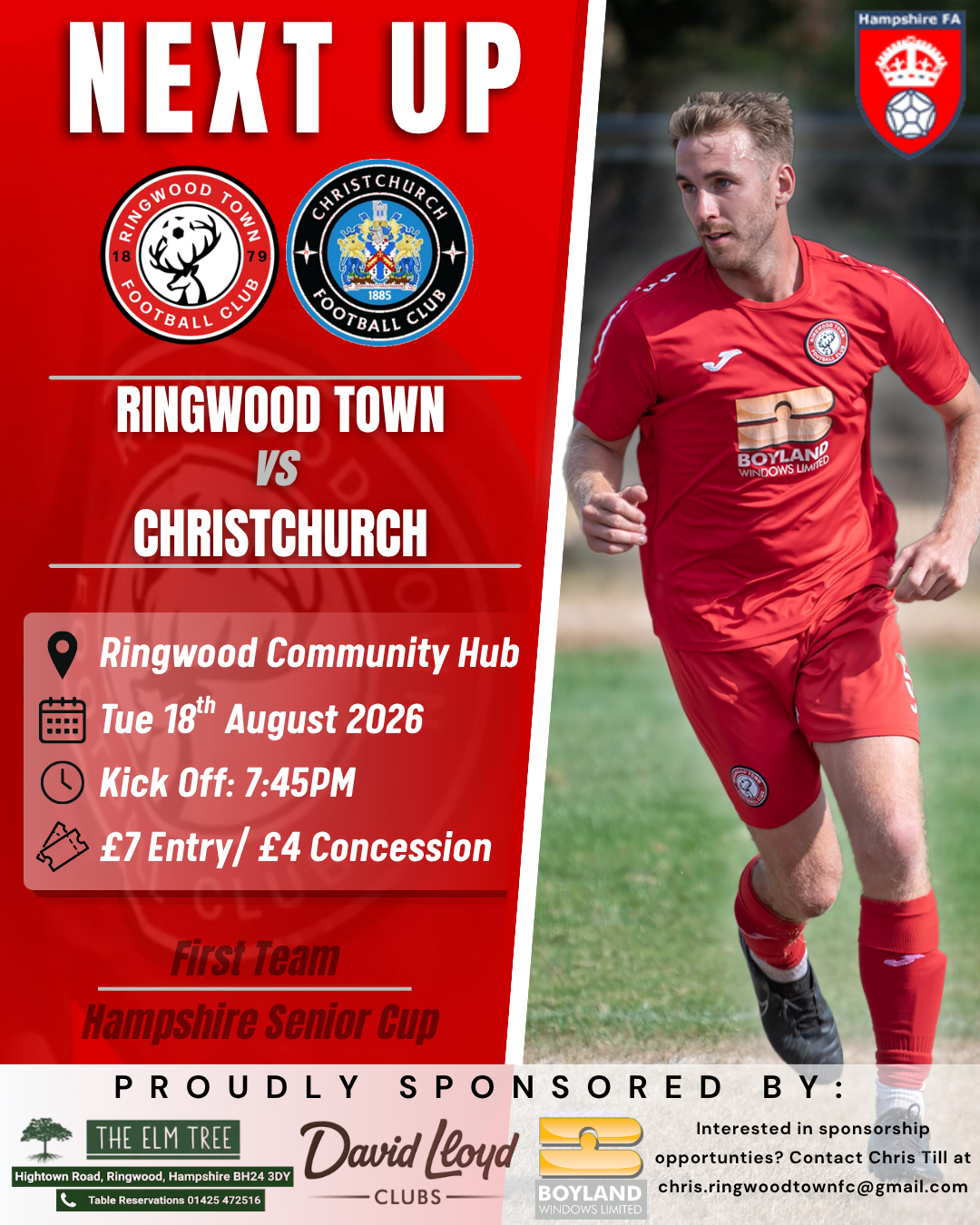 RINGWOOD TOWN V CHRISTCHURCH | PREVIEW