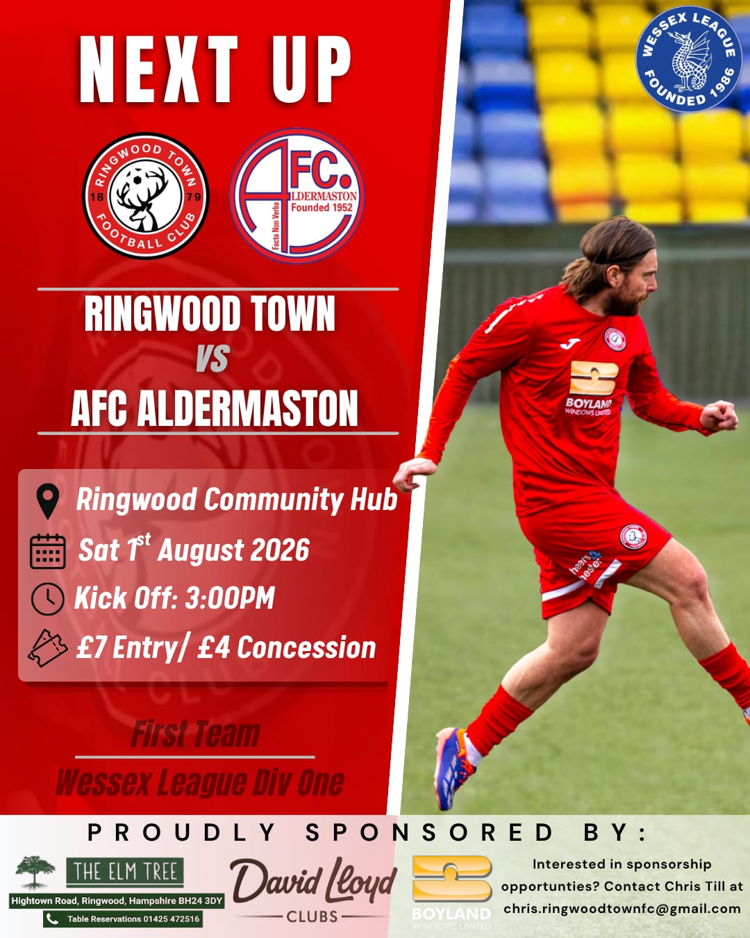 Ringwood Town v AFC Aldermaston Preview