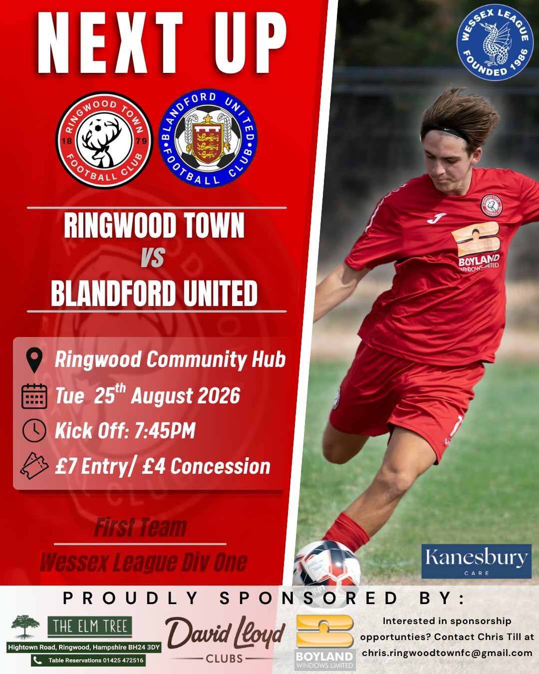 Ringwood Town v Blandford United | Preview