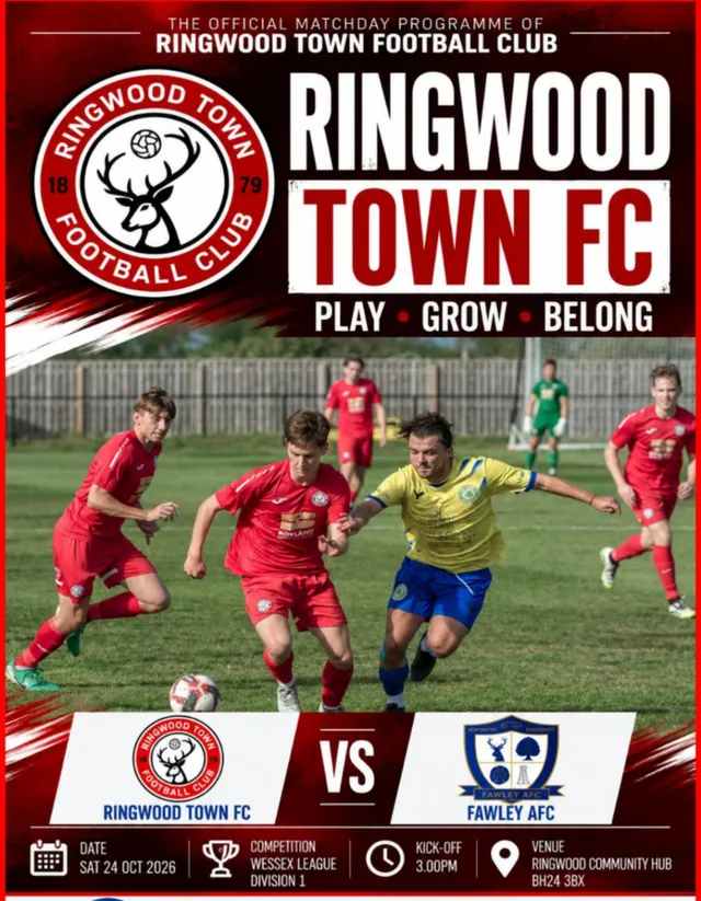 Ringwood Town v Fawley AFC Preview 
