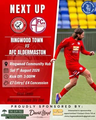 Ringwood Town v AFC Aldermaston Preview