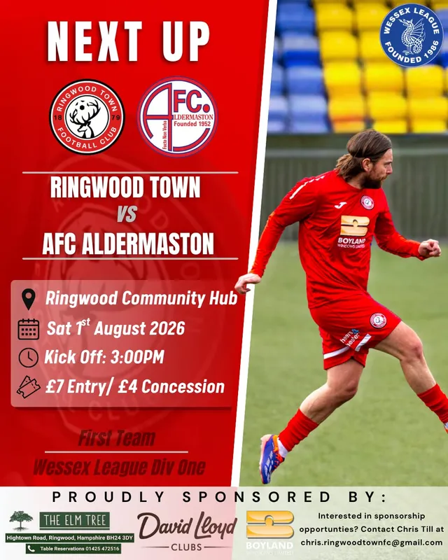 Ringwood Town v AFC Aldermaston Preview